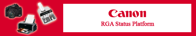 Canon RGA Status Platform